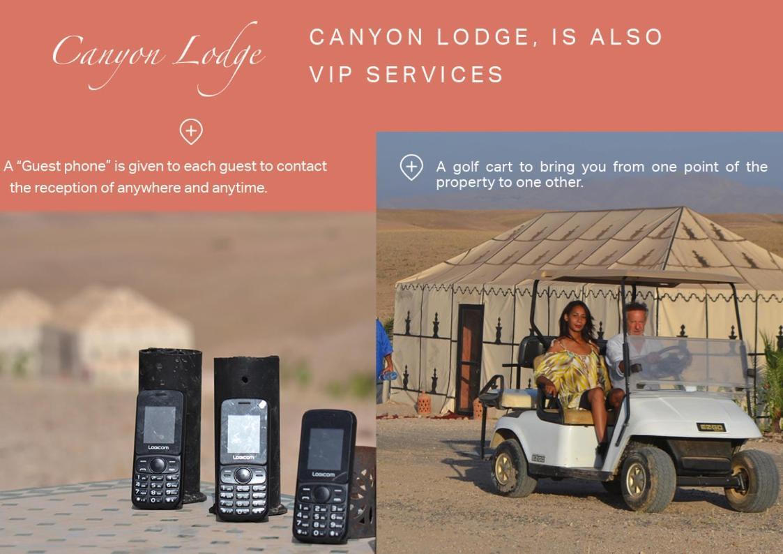 Canyon Lodge Desert Agafay Lalla Takerkoust Bagian luar foto