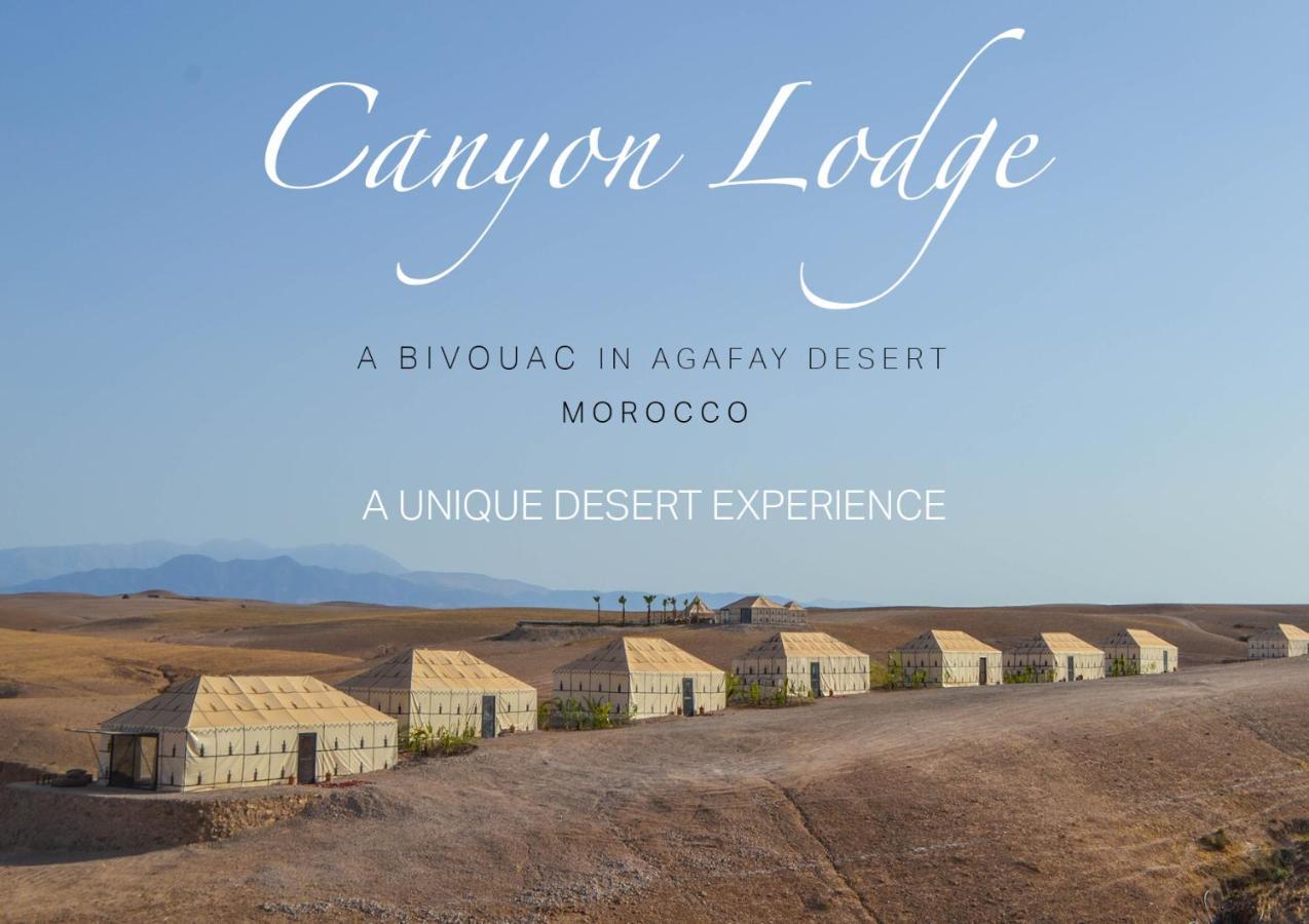 Canyon Lodge Desert Agafay Lalla Takerkoust Bagian luar foto